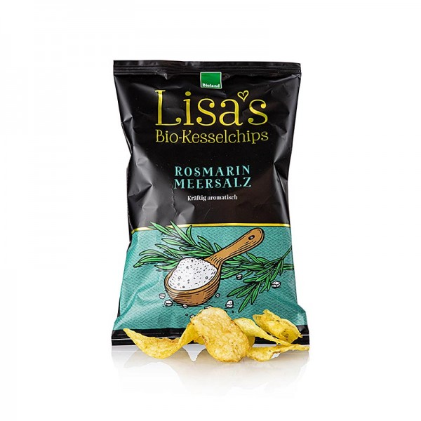 Lisa´s Kartoffel-Chips - Lisa´s Chips - Rosmarin und Meersalz (Kartoffelchips) BIO