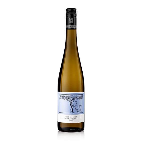 Friedrich Becker - 2022er Gelb & Gold Muskateller trocken 11% vol. F. Becker