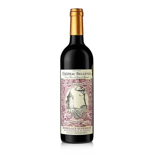 Chateau Bellevue - 2021er Bordeaux Superieur AOC trocken 12.5% vol. Chateua Bellevue