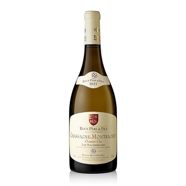 Roux Pere & Fils - 2021er Chassagne-Montrachet 1.Cru Macherelles trocken 13.5 % vol. Roux